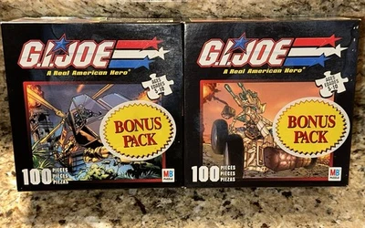 Лот из 2 GI Joe реальный американский герой 100Pc головоломки каждый новый - Изображение 1 из 3