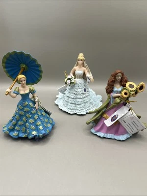 3x Papo Maidens Lady Figures | Cake Toppers | Princess Figures - Image 1 of 4