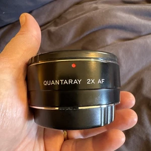 Quantaray 2X AF Teleconverter for Canon Made in Japan, Includes Lens Covers - Picture 1 of 5