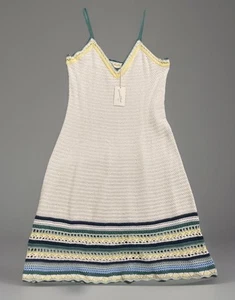 Universal Thread Dress Woman's XXL Crochet Knit Sleeveless Midi ivory color NWT - Picture 1 of 6
