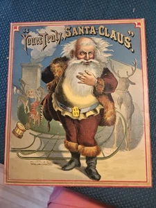 Yours Truly, Santa Claus Rare McLaughlin Brothers Illustration 1890 - Picture 1 of 2