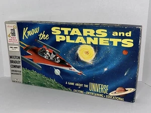 KNOW THE STARS AND PLANETS BRETTSPIEL 1960 MILTON BRADLEY Vintage - Bild 1 von 9