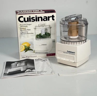 Cuisinart Mini-Prep Food Processor DLC-1 - White 2 Speed - Excellent Cond - Image 1 of 4