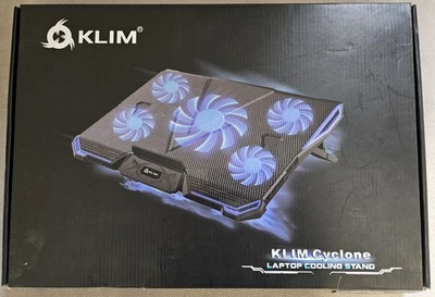 KLIM Cyclone 5 Cooling Pad mit 5 Lüftern, USB-Kabel, OVP, gebraucht, aber topp - Bild 1 von 4