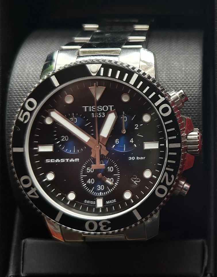 Tissot Seastsar 1000 Chronograph (free lifetime battery replacement) - Image 1 of 4