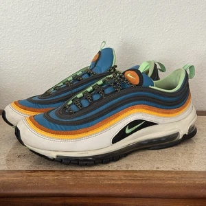 Nike Air Max 97 Green Abyss Illusion CZ7868-300 Mens Size 10.5 - Picture 1 of 11