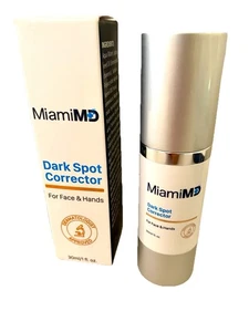 Corrector de manchas oscuras para rostro y manos MiamiMD 1 fl oz 30 ml aplicar dos veces al día - Imagen 1 de 4