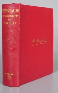 OBRAS COMPLETAS. NOVELAS. GALDOS. AGUILAR. 1958 - Imagen 1 de 3