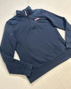 Vineyard Vines Womens 1/4 Zip Athleisure Sweatshirt Sz XS Whale Lululemon Style - Picture 1 of 18