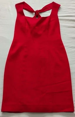 Vtg 90's Laundry by Shelli Segal Stunning Evening Dress in Sultry Red Sz 2 - Image 1 of 4