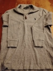 Polo Ralph Lauren Sz.SP Gray 1/4 Quarter Zip Pullover - Picture 1 of 8