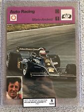 1977-79 Sportscaster Auto Racing #10-09 Mario Andretti - Italy - NMM 8