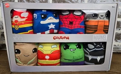 Marvel 8 pack 2023 Cuutopia Disney 100 NEW! Spiderman Ironman Groot Hulk & More - image 1 of 4