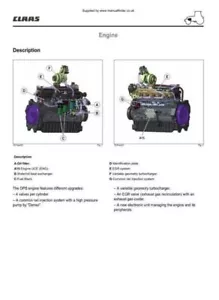 Manual de diagnóstico Claas Axion entregado hoy - Imagen 1 de 4