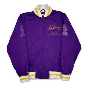 Los Angeles Lakers Mitchell & Ness Nba Jacket - Medium Purple Nylon - Picture 1 of 9
