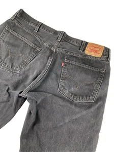 Jeans Levi’s 501XX Botón Mosca Para Hombres 40x32 Negro Ropa de Trabajo Vaquero De Colección Y2K 2004 - Imagen 1 de 16