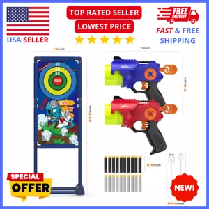 Zombie Shooting Game for Kids – Foam Dart Blaster Target Toy with Lights & Sound - Picture 1 of 8