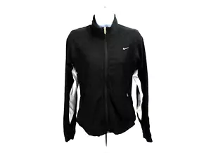 Nike Dri-Fit Women's Full Zip Long Sleeve Activewear Sz M Black Sportswear - Picture 1 of 10