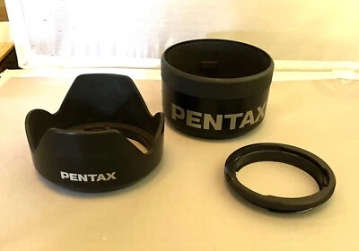 Genuine Pentax Camera Lens Hoods and Precision Filter Adapter￼￼ Ring - Image 1 of 4