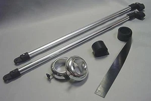 SINGLE BRACE KIT FOR UNIVERSAL TOWER BIMINI TOP (1 SET) - FRONT OR REAR - Picture 1 of 1