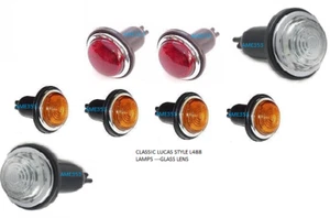NEW LAND ROVER SERIES 2 LUCAS TYPE L488 SET OF 8 LAMPS - Picture 1 of 1