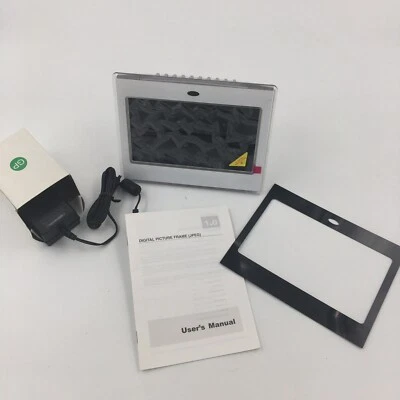 ZIGA PHOTO DIGITAL PICTURE FRAME 7 INCH with BLACK & WHITE FACEPLATES - Image 1 of 4