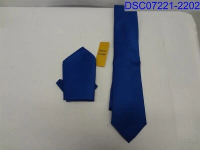 Oliver George мужской один размер королевский синий галстук и карман квадратный набор - Изображение 1 из 3