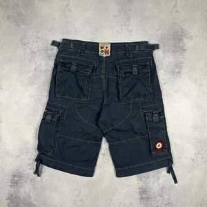 Pantalones Cortos Aenonautica Militare Hombres Carga Multi Bolsillo Talla 48/Pequeño Azul Marino - Imagen 1 de 14