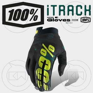 Guantes 100% ITRACK MX CAMELEÓN Adulto Motocross Enduro Off-Road ATV MTB - Bild 1 von 3