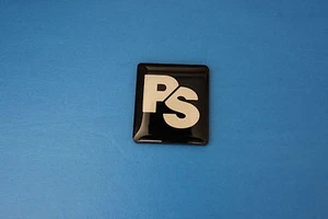 For Replacement PS  Plastic Crystal Bubble Top Logo Badge  - Picture 1 of 3