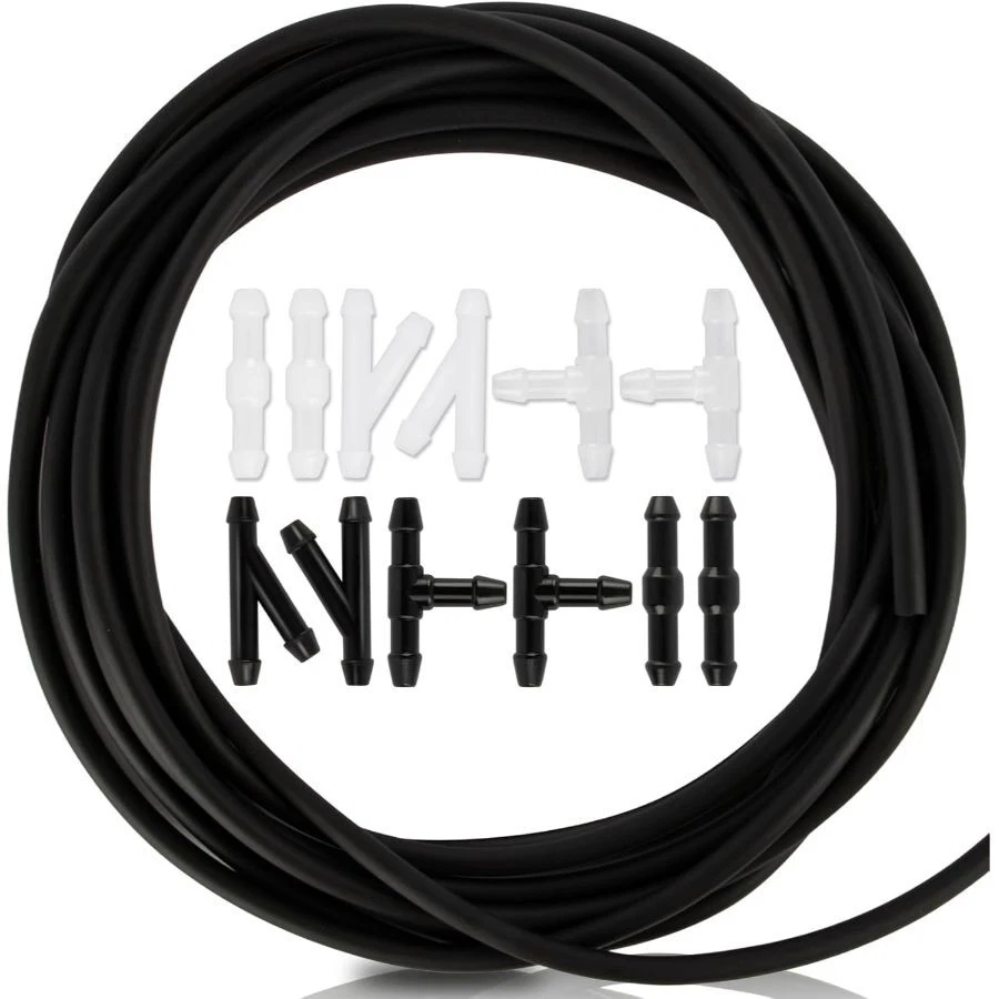 Шланг омывателя ветрового стекла - шланг 4 м 12 разъемов, резиновые соединители шланга подходят - Изображение 1 из 4