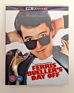 4K UHD BLU RAY  FERRIS BUELLER`S DAY OFF       BRAND NEW SEALED UK STOCK - Picture 1 of 2