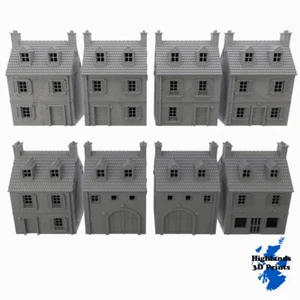 Mesa para juegos Normandy Houses 28 mm 1:64 Segunda Guerra Mundial terreno de construcción 3DPrint - Imagen 1 de 6
