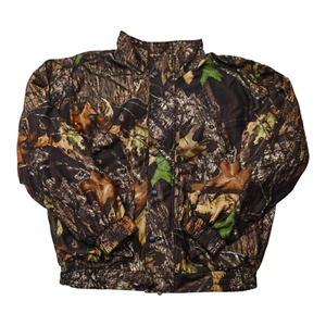 Herters Mens XL Mossy Oak Camo Hunting Jacket Quilted Fleece Lined Heavy Winter - Picture 1 of 6