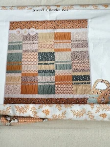 Thimble Blossoms Sweet Cheeks Connection Threads Baby Quilt and Bib Fabric Kit - Picture 1 of 7