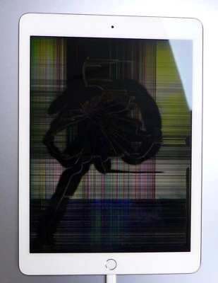 Apple iPad Pro, (Wifi), 9.7",Silver, A1673, A9X, 2GB, 32 GB- Crack on screen - Image 1 of 4