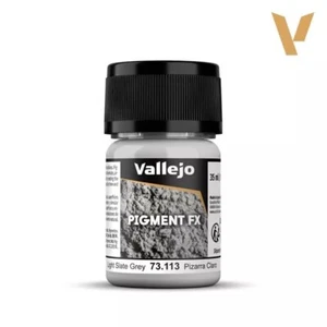 73.113 Vallejo Light Slate Grey Pigment Powder Weathering Effects 35ml - Picture 1 of 2