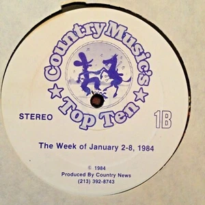1/2/84 COUNTRY TOP 10 YEAR END SPECIAL PRESENTS TOP 12 COUNTRY HITS OF 1983 - Picture 1 of 1