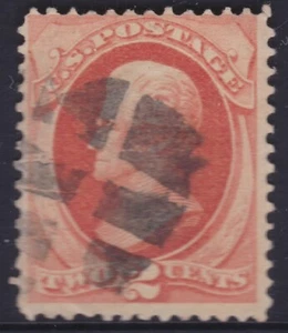 c.1870's US / USA 2c Orange Postage Andrew Jackson President Fancy CXL REF: AJ81 - Picture 1 of 1