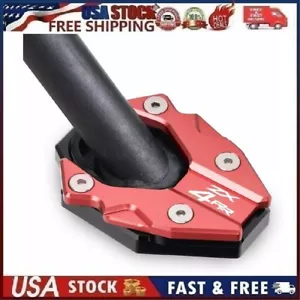 MotHeart Motorcycle Kickstand Pad For Kawasaki Ninja ZX-4RR 2023-2024 ZX4RR Red - Bild 1 von 14