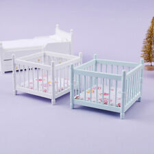1:12 Dollhouse Miniature Baby Bed Wooden Cradle Nursery Room Furniture ModeltT