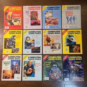 Computer Gaming World 12 Magazines 1989 Complete #55-66 - Bild 1 von 18