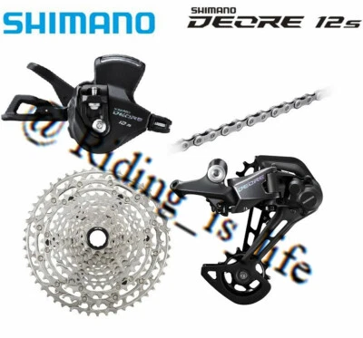 New SHIMANO Deore M6100 1X12 Speed Mountion Bike MTB Groupset 4 Pcs 10-51T  - Image 1 of 4