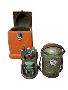 WILD HEERBRUGG SWITZERLAND T1 THEODOLITE W/CASE - Picture 1 of 24