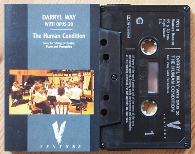 DARRYL WAY - THE HUMAN CONDITION (VENTURE TCVE8) 1987 UK CASSETTE CURVED AIR - Image 1 of 3