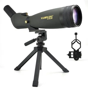 Visionking 30-90x90 Waterproof BAK 4 Spotting Scope Bird Watching Phone Adapter - Picture 1 of 14