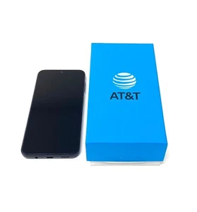 SAMSUNG GALAXY A14 5G 64GB OPEN BOX AT&T LOCKED BLACK COLOR - Picture 1 of 2