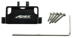 Apex RC Products Axial SCX24 Black Aluminum Steering Servo Mount SCX24-11 - Picture 1 of 4