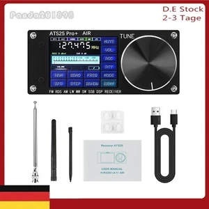 ATS25 Pro+ FM SW SSB MW LW AIR SDR Odbiornik Aviation Band Receiver Bluetooth #DE - Zdjęcie 1 z 9