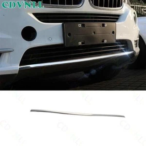 Fit For BMW X5 F15 2014-2018 Chrome Steel Front Lower Bumper Center Grille Strip - Picture 1 of 8
